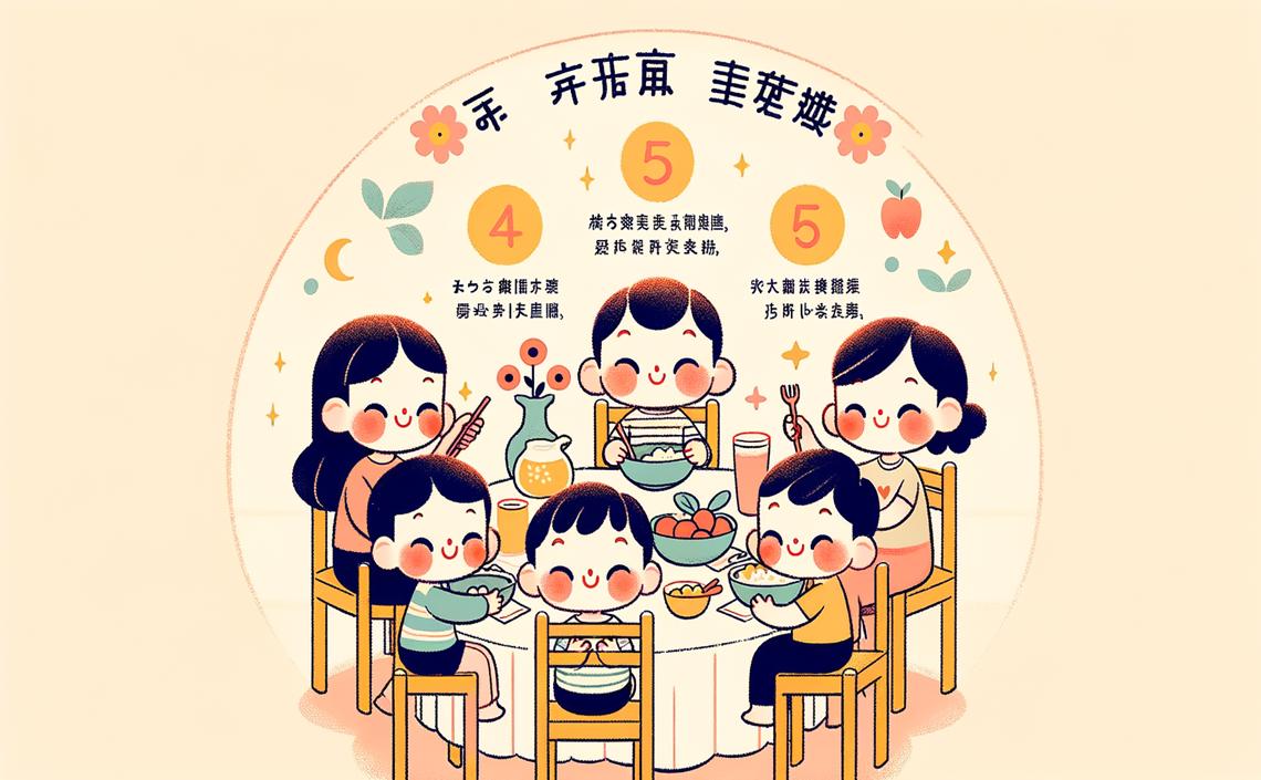 如何幫助孩子建立良好用餐習慣:親子共餐的五大實用技巧