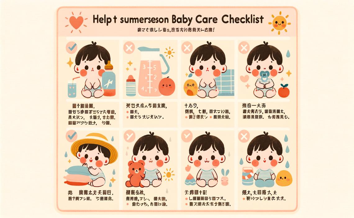 夏日守護寶貝:嬰幼兒季節照護實用清單,預防脫水與中暑的實戰技巧