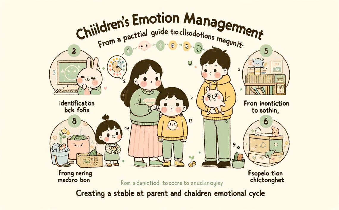 孩子情緒管理的實用指南：從辨識到安撫，打造穩定的親子情緒週期