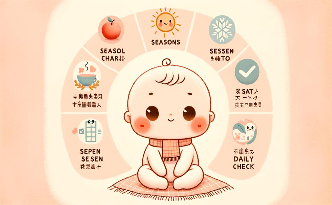 四季照護實用指南：新生兒季節性護理要點與日常清單