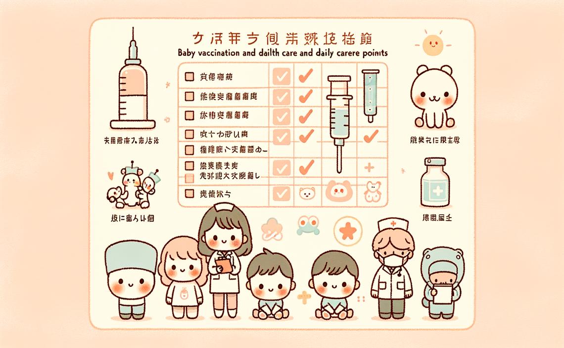 {寶寶疫苗與日常健康照護實用清單：新手爸媽必讀的接種時程與每日照護要點}