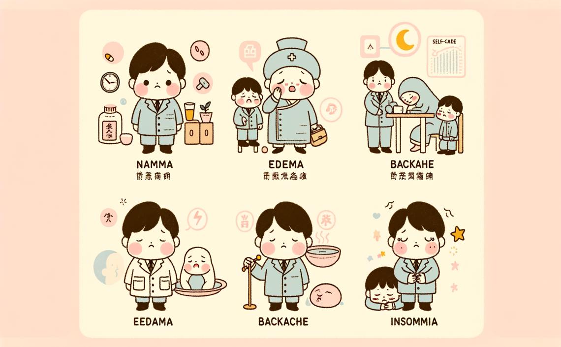 孕吐、水腫、腰痠與失眠？四大孕期不適的實用自我照護清單|愛月嫂（iaunty.com)