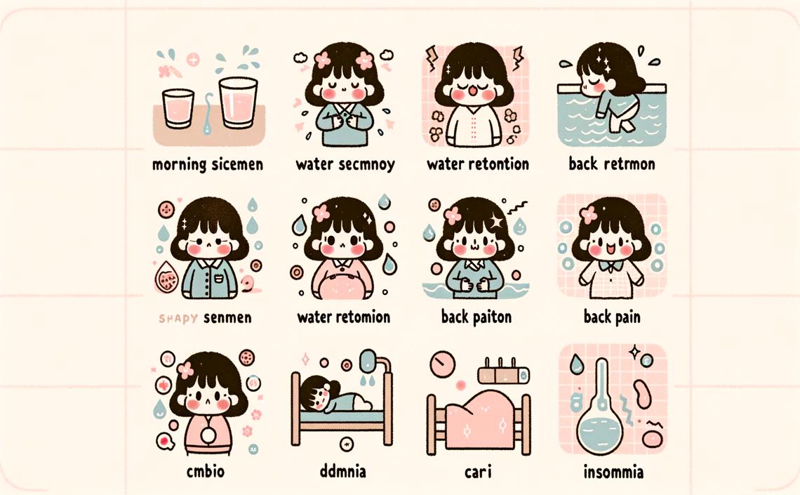 孕吐、水腫、腰痠、失眠？四大孕期不適的在家緩解法與每日照護|愛月嫂（iaunty.com)