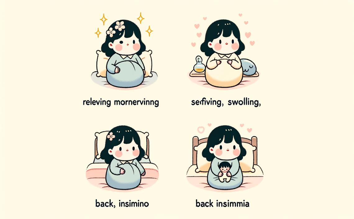 孕期不適實用照護：4 大招式緩解孕吐、水腫、腰痛與失眠