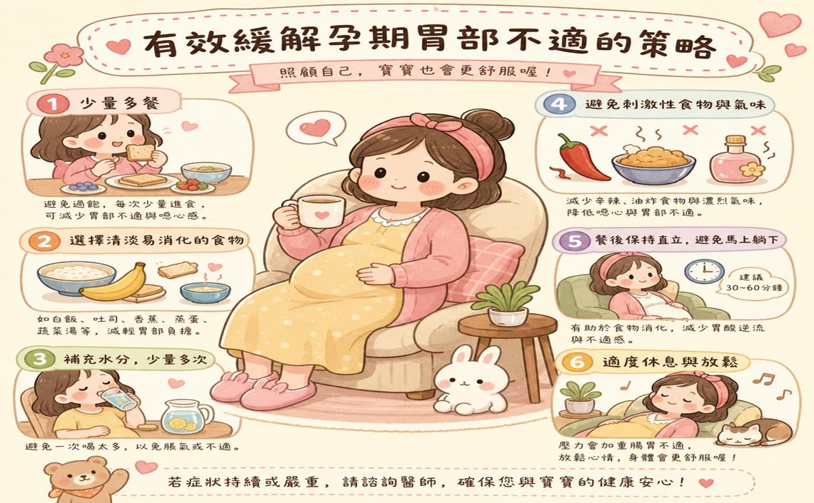 有效緩解孕期胃部不適的策略|愛月嫂（iaunty.com)