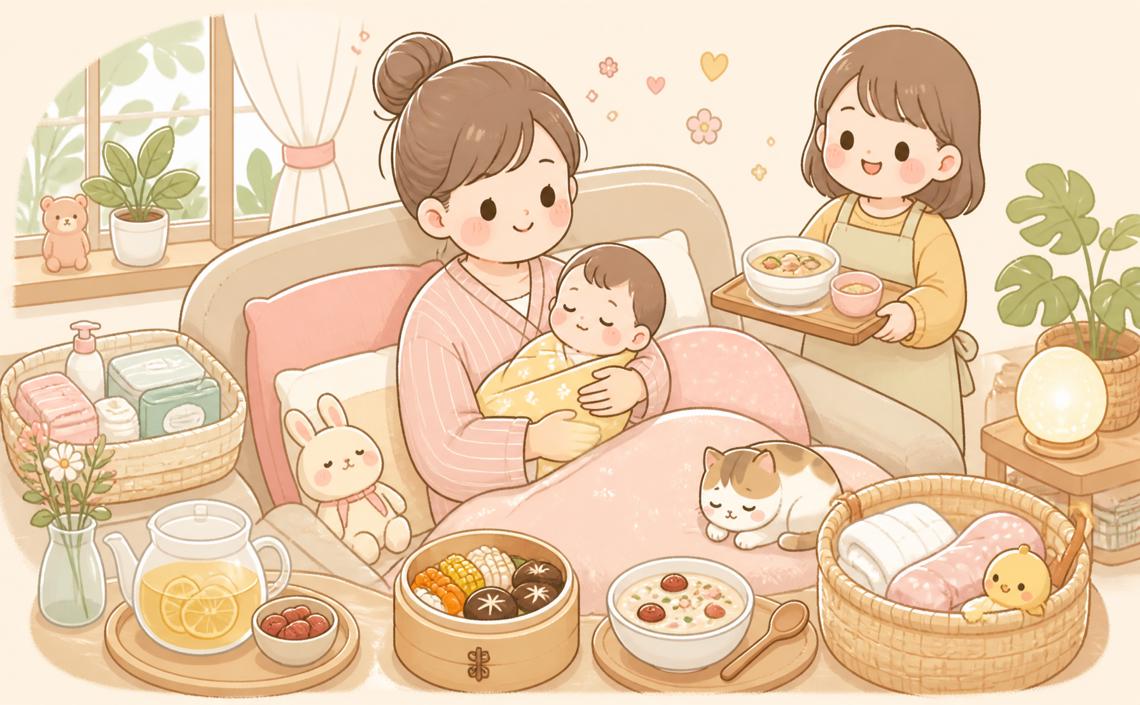 產後照護：坐月子與產後調養的現代實踐
