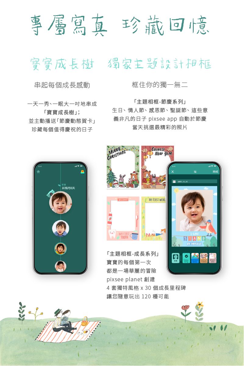 Pixsee Play and Friends 1080P 500萬畫素AI智慧寶寶攝影機/監視器